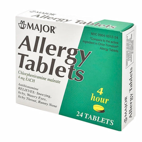 Allergy Tablets 24 Tabs By Major Pharmaceuticals