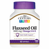 Flaxseed Oil 60 Softgels By 21st Century