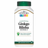 21st Century, Ginkgo Biloba Extract, 200 Veg Caps