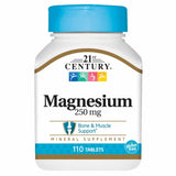 21st Century, Magnesium, 250 mg, 110 Tabs