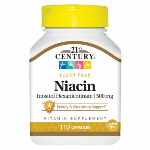 Niacin 110 Caps By 21st Century