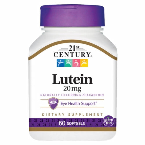 Lutein 60 Softgels By 21st Century