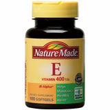Vitamin E DL-Alpha 100 Softgels By Nature Made