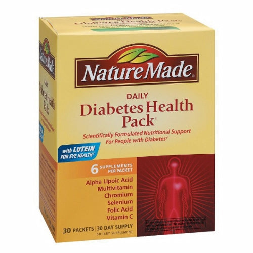 Daily Diabetes Health Pack 30 Count By Nature Made
