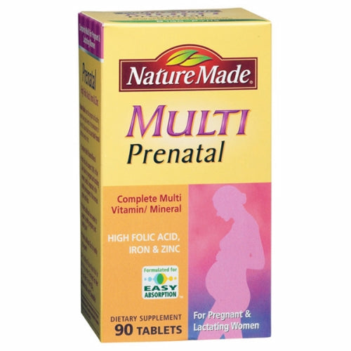 Prenatal Multivitamins 90 Tabs By Nature Made