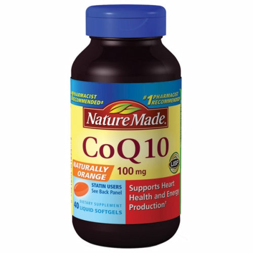 CoQ 10 100mg - 40 Liquid Softgels by Nature Made
