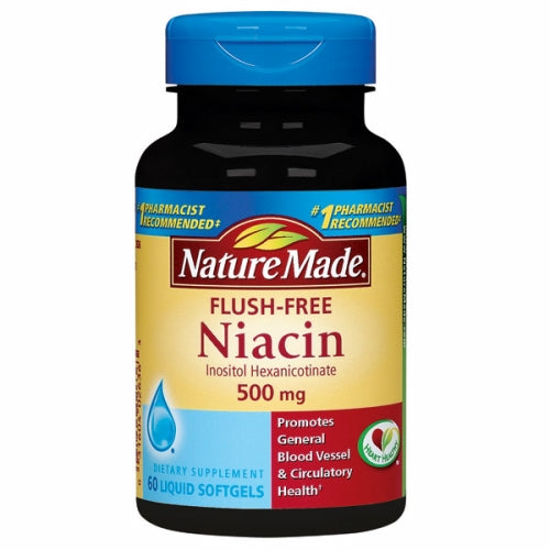 Niacin 60 Soft gels By Nature Made