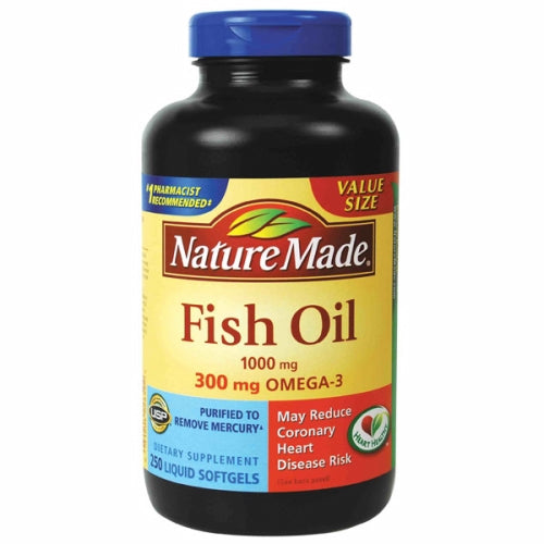 Fish Oil 250 Liquid Softgels By Nature Made