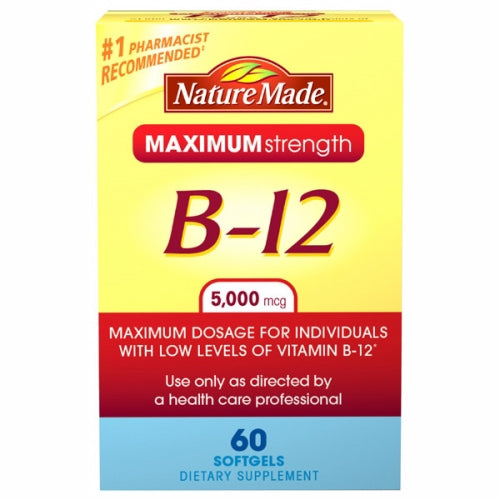 Vitamin B12 60 Soft gels By Nature Made