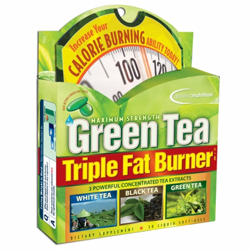 Green Tea Triple Fat Burner 30 Liquid Softgels By Applied Nutrition