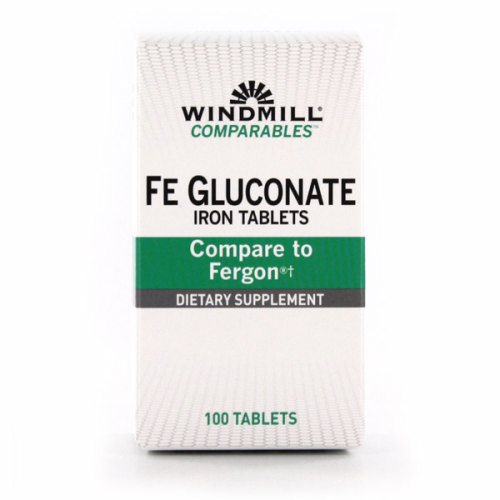 Windmill Health, Fe Gluconate, 239 mg, 100 Tabs
