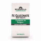 Windmill Health, Fe Gluconate, 239 mg, 100 Tabs