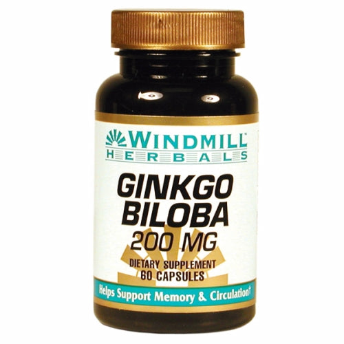 Ginkgo Biloba 60 Caps By Windmill Health