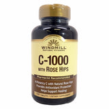 Vitamin C with Rose Hips 100 Tabs by Windmill Health