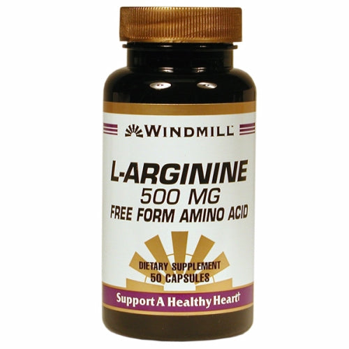 Windmill Health, L-Arginine, 500 mg, 50 Caps