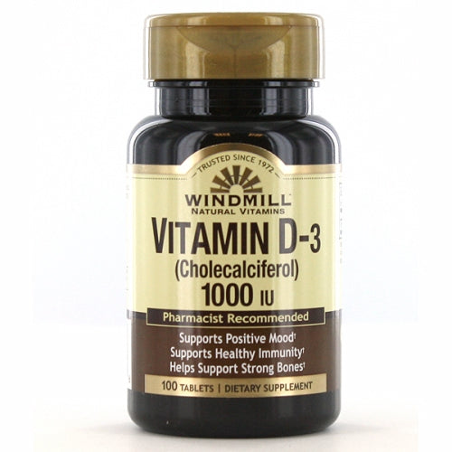 Vitamin D 1000 IU 100 Count By Windmill Health