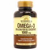 Windmill Health, Omega 3 Epa & Dha, 1000mg, 60 Soft gels