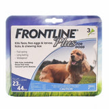 Frontline Plus for Dogs Over 23-44 lbs 3 Count by Frontline Plus