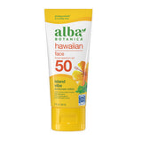 Alba Botanica, Hawaiian Island Vibe Face Sunscreen Lotion SPF 50, 3 Oz