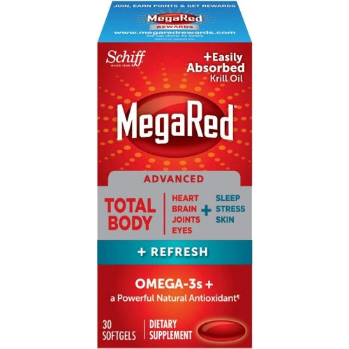 Advanced Total Body Refresh Omega 30 Caps By Schiff