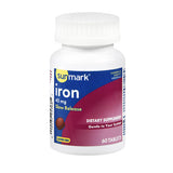 Sunmark, Sunmark Slow Release Iron Tablets, 45 mg, 60 Tabs