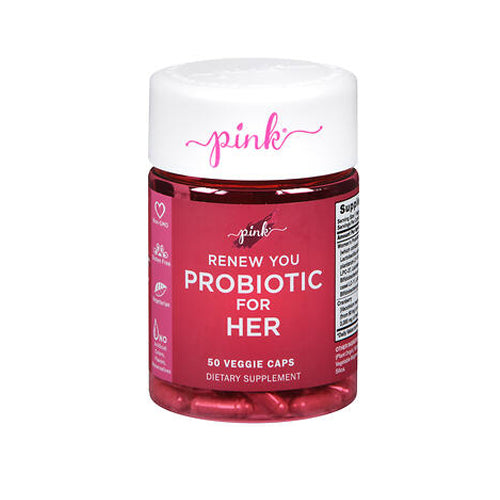 Nature's Truth Pink Renew You Probiotic for Her Veggie Caps 50 Veg Caps By Nature's Truth