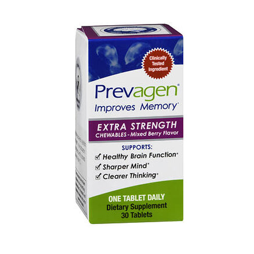 Prevagen Chewables Tablets Extra Strength Mixed Berry Flavor 30 Tabs By Prevagen