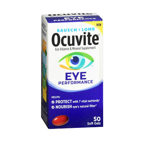 Bausch + Lomb Ocuvite Eye Performance Soft Gels 50 Softgels By Bausch And Lomb