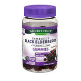 Nature's Truth Sambucus Black Elderberry + Vitamin C & Zinc Gummies 50 Gummies By Nature's Truth