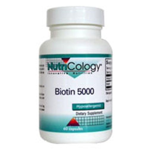 Biotin 5000 60 Caps By Nutricology/ Allergy Research Group