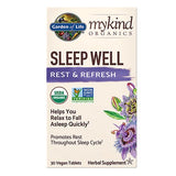 Garden of Life, mykind Organics Sleep Well Rest & Refresh, 30 Vegan Tabs