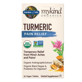 Garden of Life, mykind Organics Turmeric Pain Relief, 30 Vegan Tabs