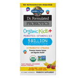 Garden of Life, Dr. Formulated Probiotics Organic Kids+ 5 Billion CFU, Strawberry Banana, 30 Chewable Tabs