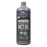 Dr. Formulated Brain Health 100% Organic Coconut MCT Oil Liquid 32 Oz by Garden of Life