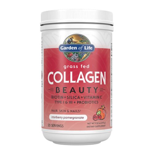 Grass Fed Collagen Beauty Powder Cranberry Pomegranate, 9.52 Oz By Garden of Life