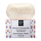 Feminine Cleansing Bar Fragrance Free 3.5 Oz by One with Nature