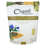 Sprouted Chia & Flax Seed Powder 16 Oz By Organic Traditions