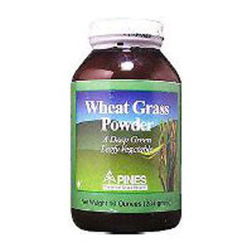 Wheat Grass 100% Pure Powder 10 Oz By Pines Wheat Grass