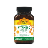 Buffered Vitamin C Rescue 200 Tabs by Country Life