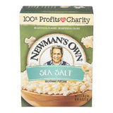 Microwave Popcorn Sea Salt Flavor 10.5 Oz by Newman's Own