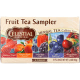 Tea Herb Fruit Sampler 18 Bags by Celestial Seasonings