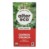 Organic Chocolate Bar  Dark Quinoa 2.82 Oz by Alter Eco