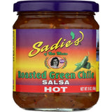 Roasted Green Chile Hot Salsa 16 Oz by Sadie