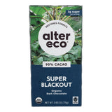 Super Blackout Organic Chocolate Bar 2.65 Oz by Alter Eco