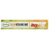 Bag Resealable Gallon 15 Bags by BioBag