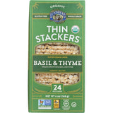 Thin Stackers Basil And Thyme Puffed Grain Cakes 6 Oz by Lundberg