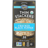 Thin Stackers Cracked Black Pepper 6 Oz by Lundberg