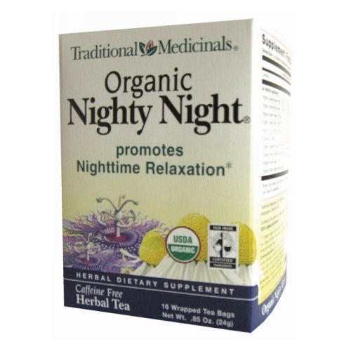 Organic Nighty Night Tea 16 Bags By Traditional Medicinals