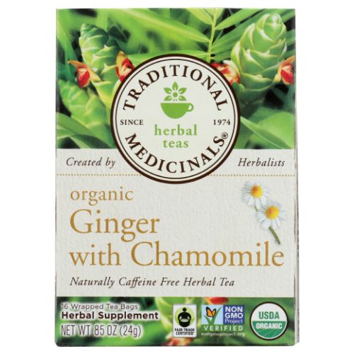 Organic Golden Ginger Digest Tea 16 Bags By Traditional Medicinals