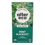 Dark Crisp Mint Chocolate 2.65 Oz by Alter Eco